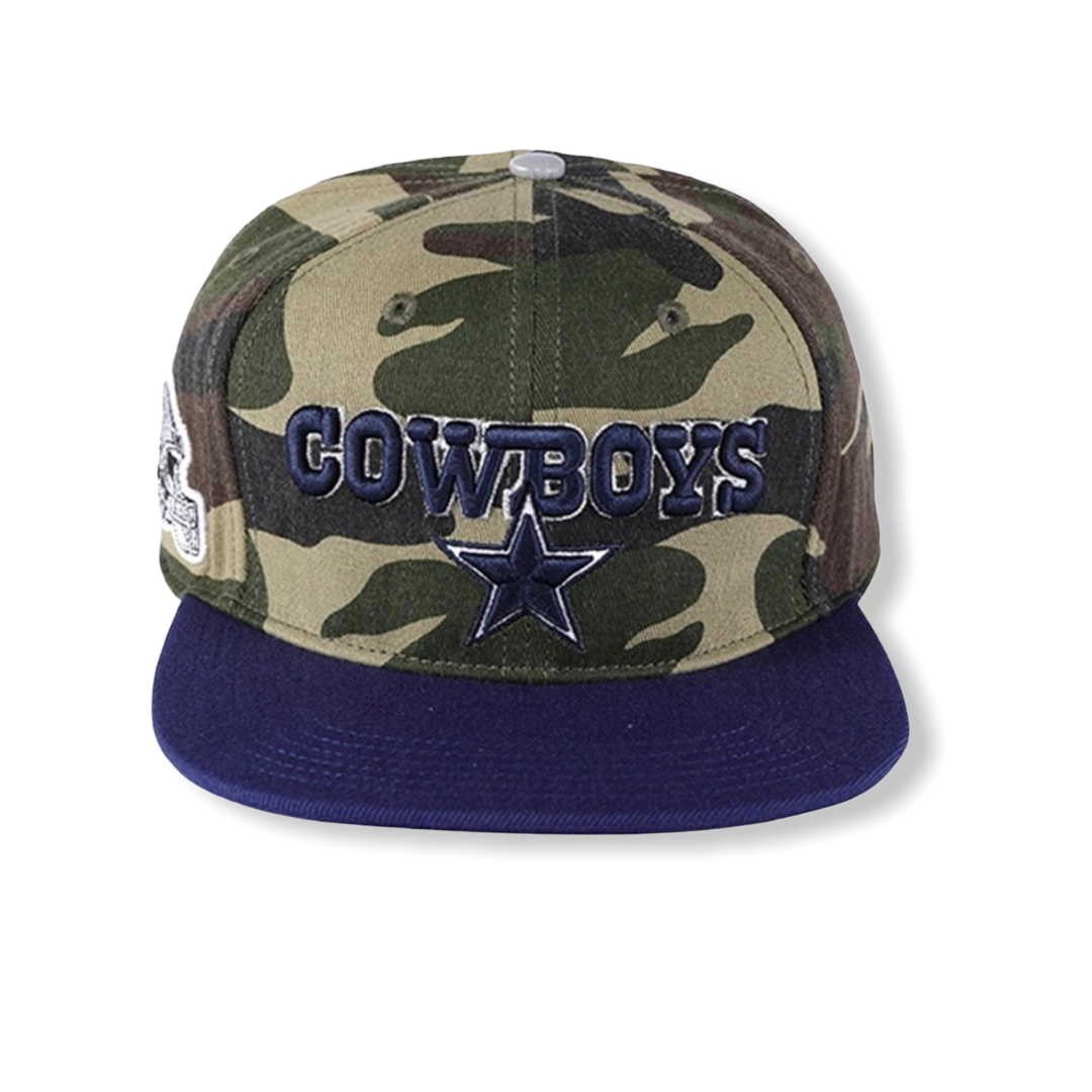 PRO STANDARD: Dallas Cowboys Wordmark w/ Logo Strapback - On Time Fashions Tuscaloosa